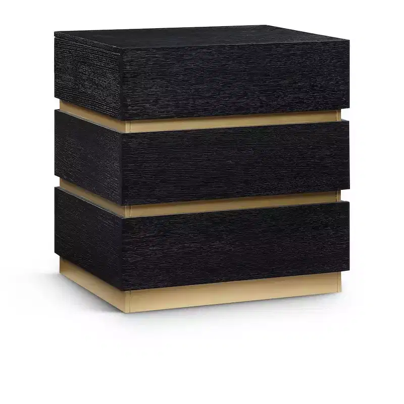 Meridian Furniture,Zaylan Black Nightstand