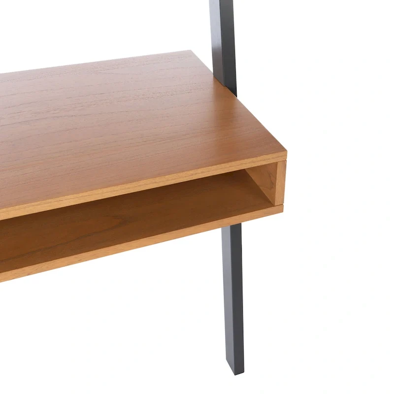 2-Shelf Leaning Desk