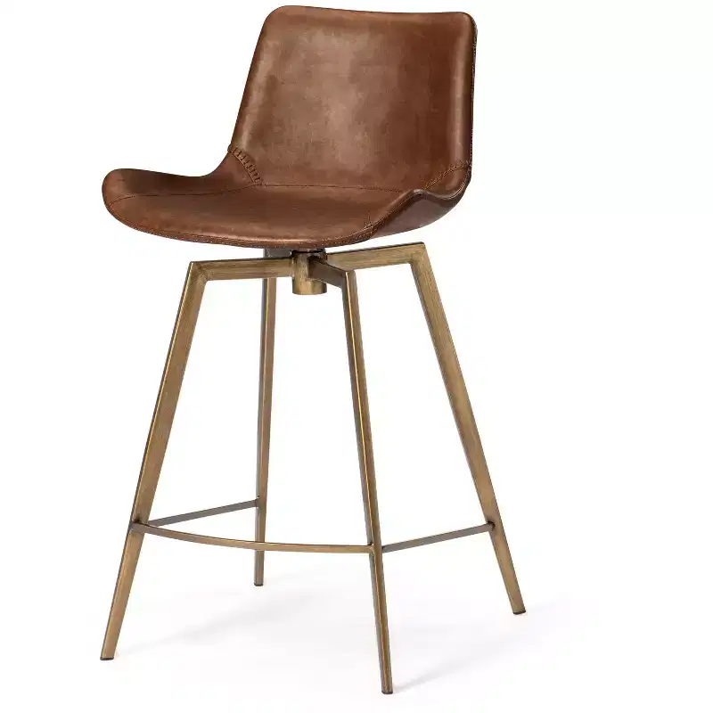 Counter Stool with Faux Leather 26