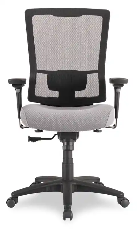 26.8 Office Chair - Grey with Mesh Back