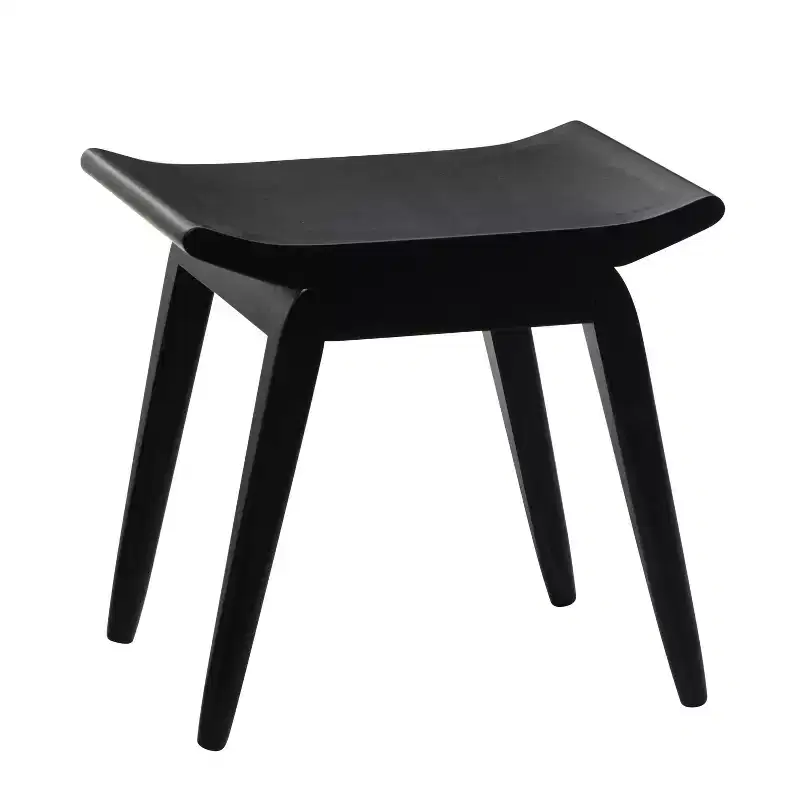 Traditional Wood Stool - Olivia & May