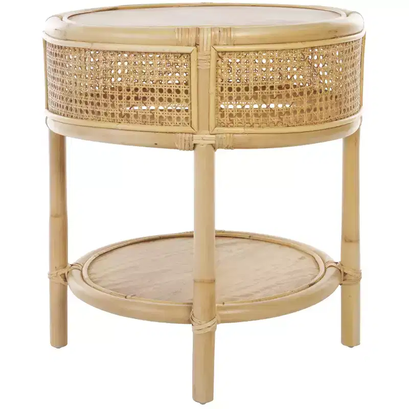Arvid Round Accent Table - ACC6505A - Natural - Safavieh