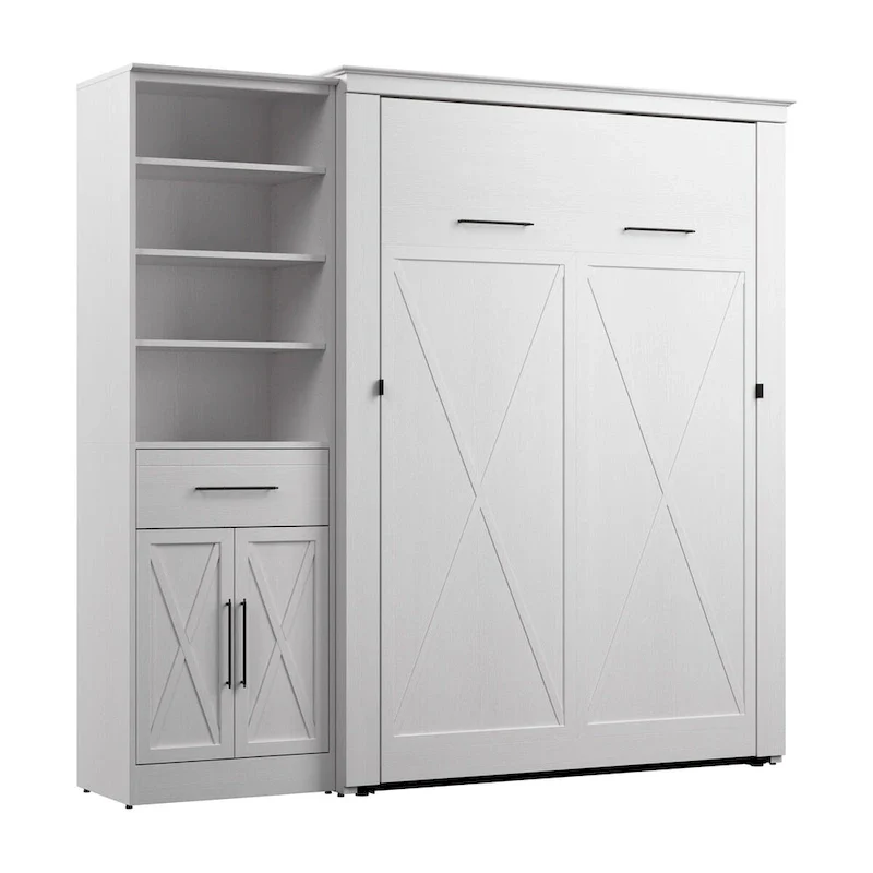 Key West Full Murphy Bed with Closet Wardrobe (88W)
