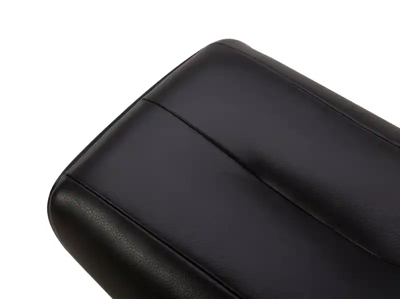 Top-Grain Genuine Leather Swivel Reclining Chair with Footrest