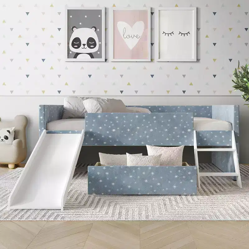 CasePiece Loft Bed in Velvet (2/2)