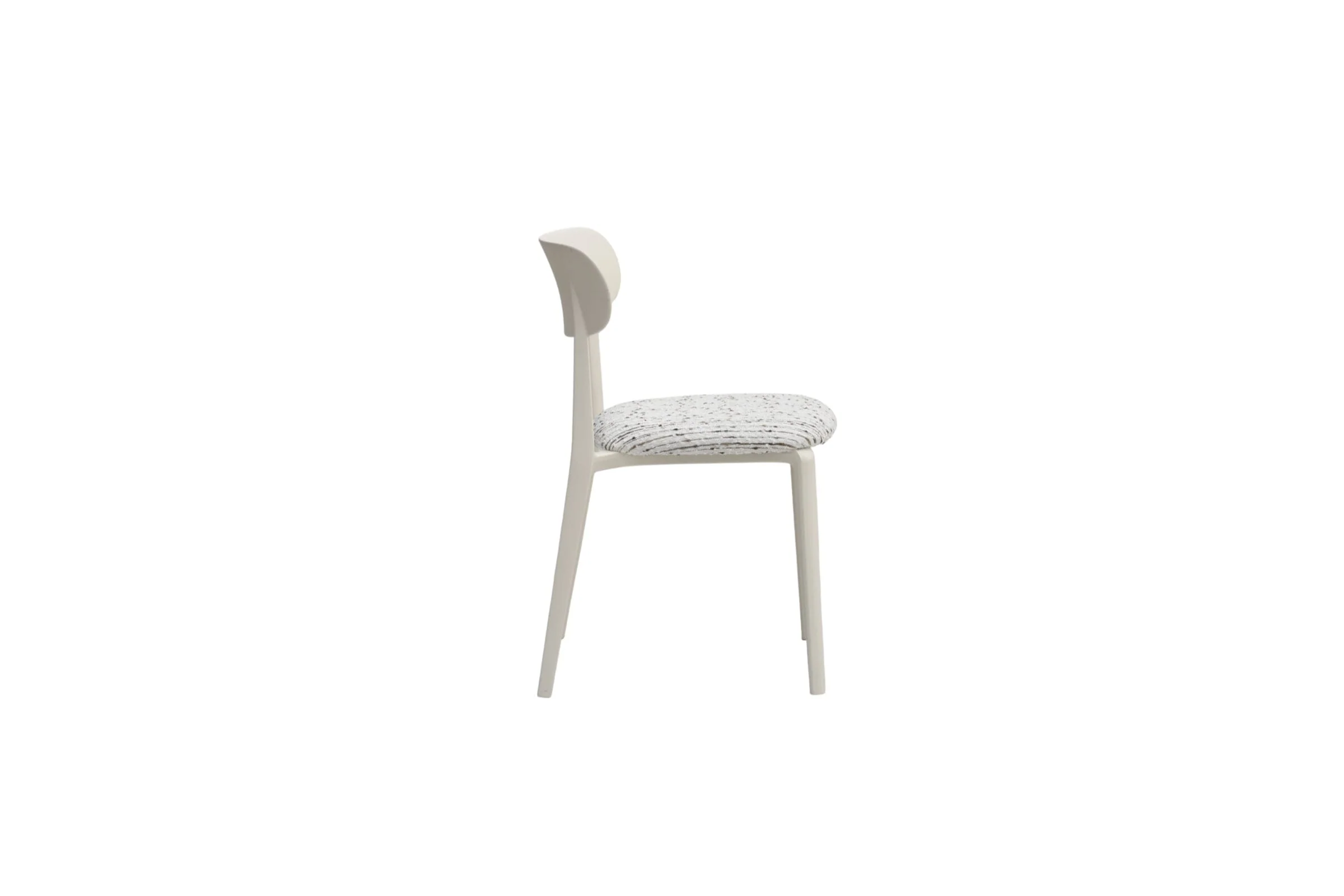 White Upholstered Accent Chair