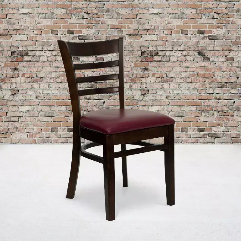 Flash Furniture Ladder Back Wooden Restaurant Chair