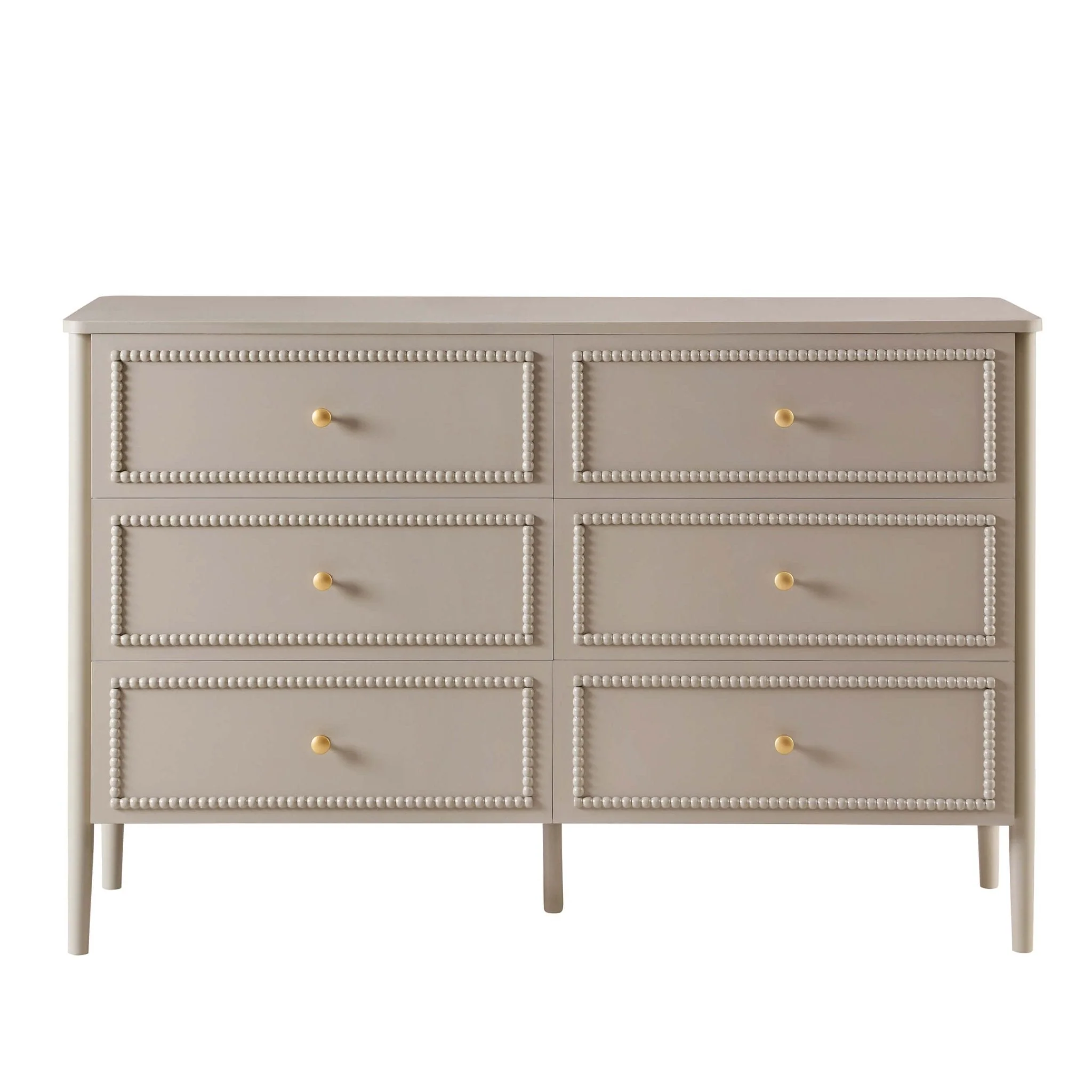 6 Drawer Chest - Taupe