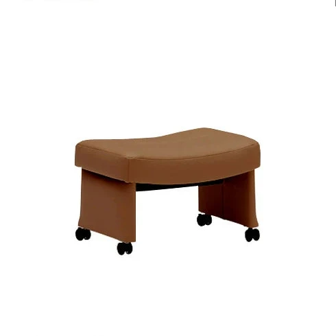 A luxurious soft footstool