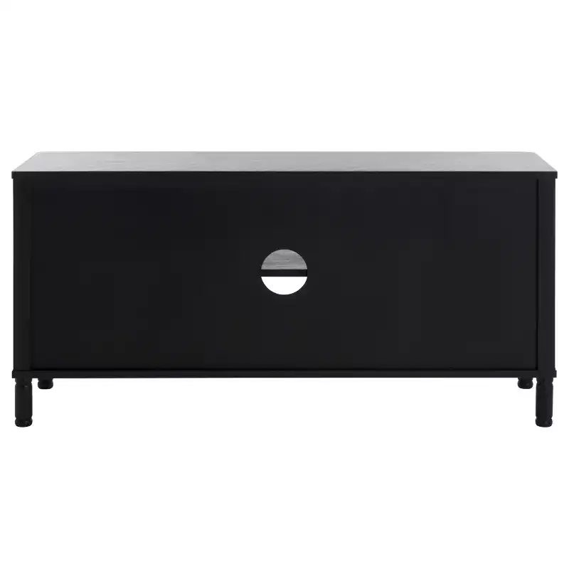 2-Door TV Stand | Desert Brown / Matte Black / Natural | Fits up to 43