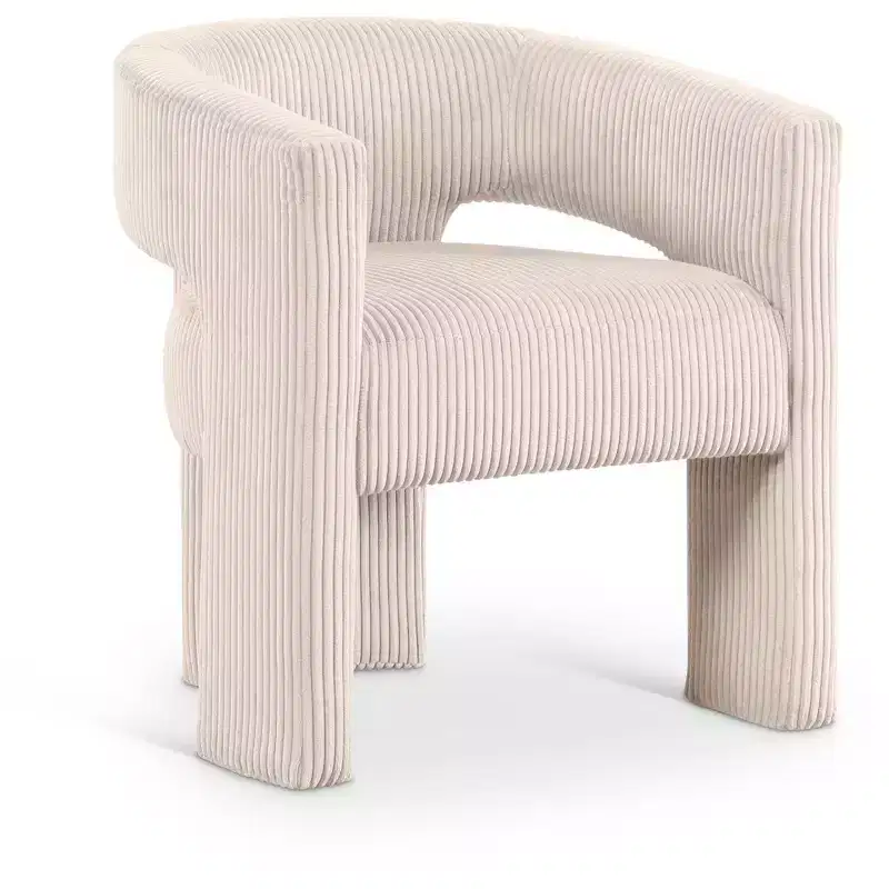 , Corduroy Fabric Accent/Dining Chair
