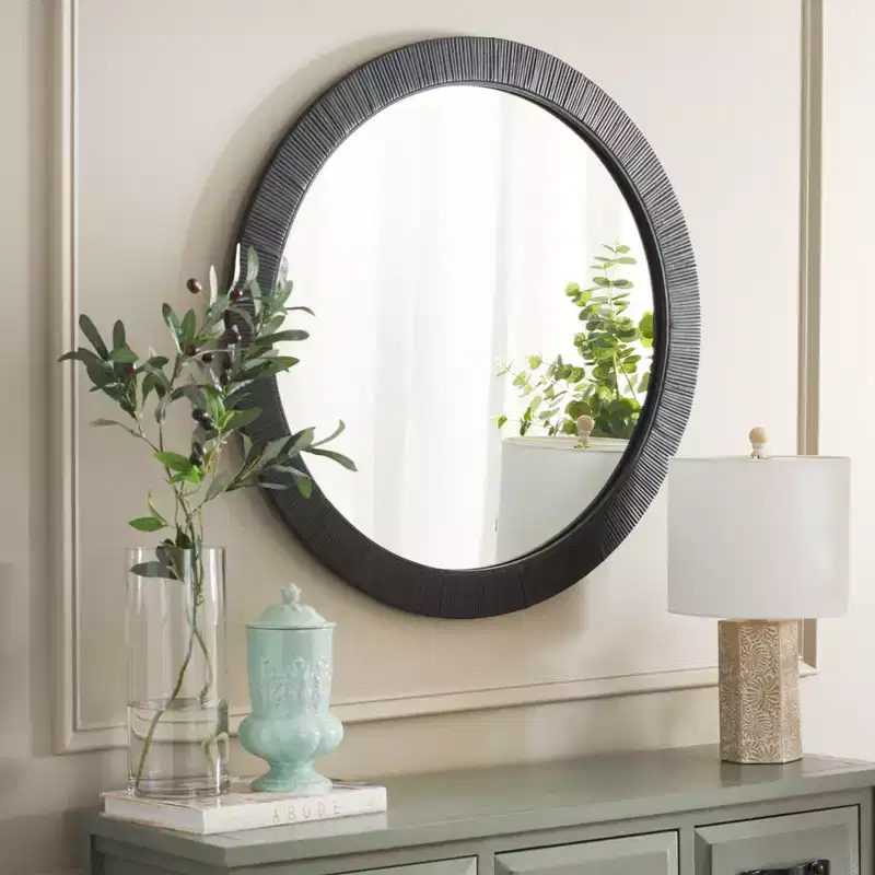 Nellie Mirror - 31.5 x 31.5 - MRR9002 - Black - Safavieh