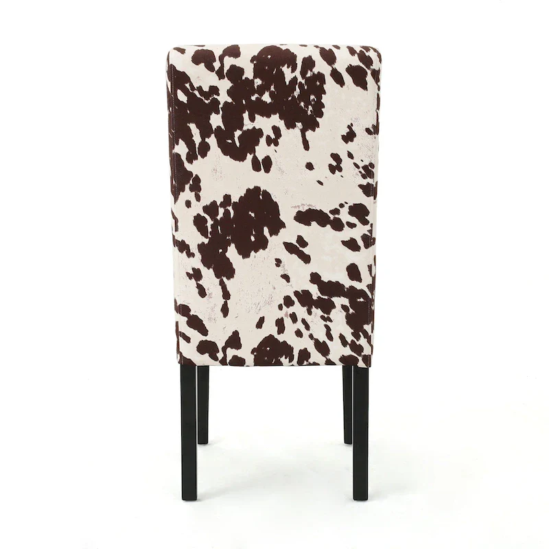 Pertica Patterned Upholstered Dining Chairs (Set of 4) by Christopher Knight Home