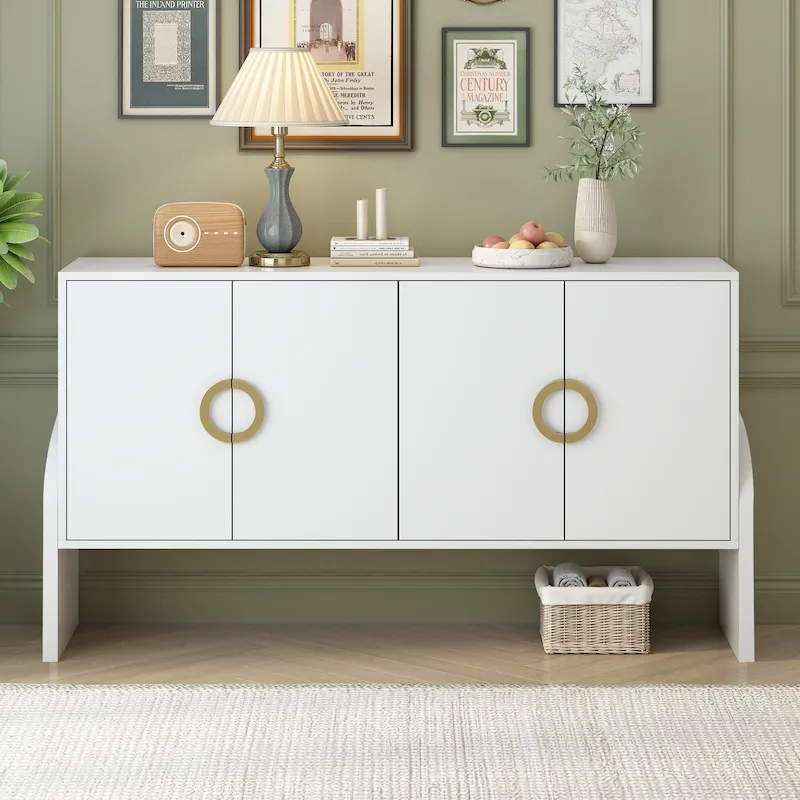 33.80 in. H Storage Cabinet with Adjustable Shelves