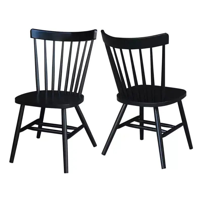 International Concepts Copenhagen Armless Chair with Plain Legs