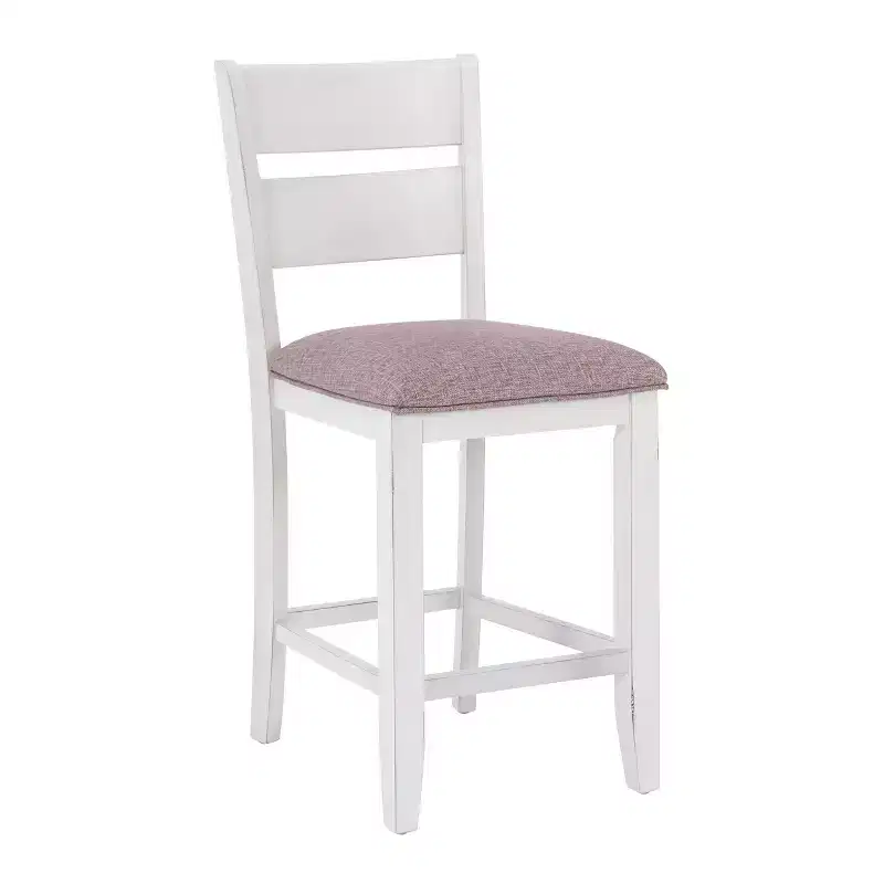 Powell 6pc Bruner Rectangle Counter Height Dining Set White