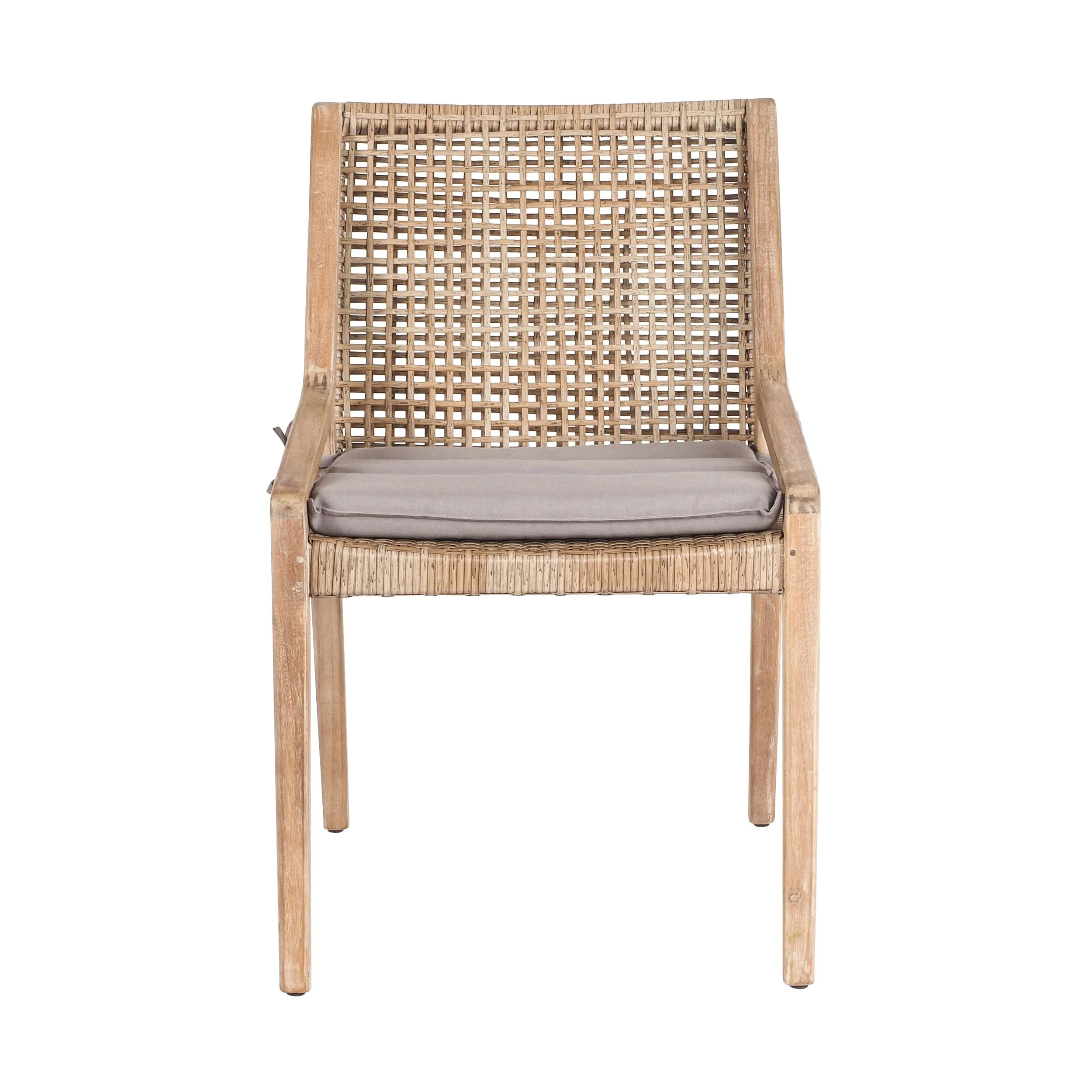 Weave Outdoor Rattan Wicker Dining Chair Natural