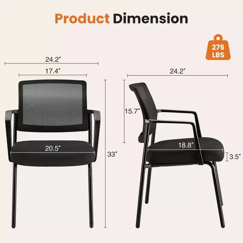 Mesh Back Stacking Arm Chairs , Upholstered Fabric Stacking Chairs, Sturdy Metal Stacking Chairs