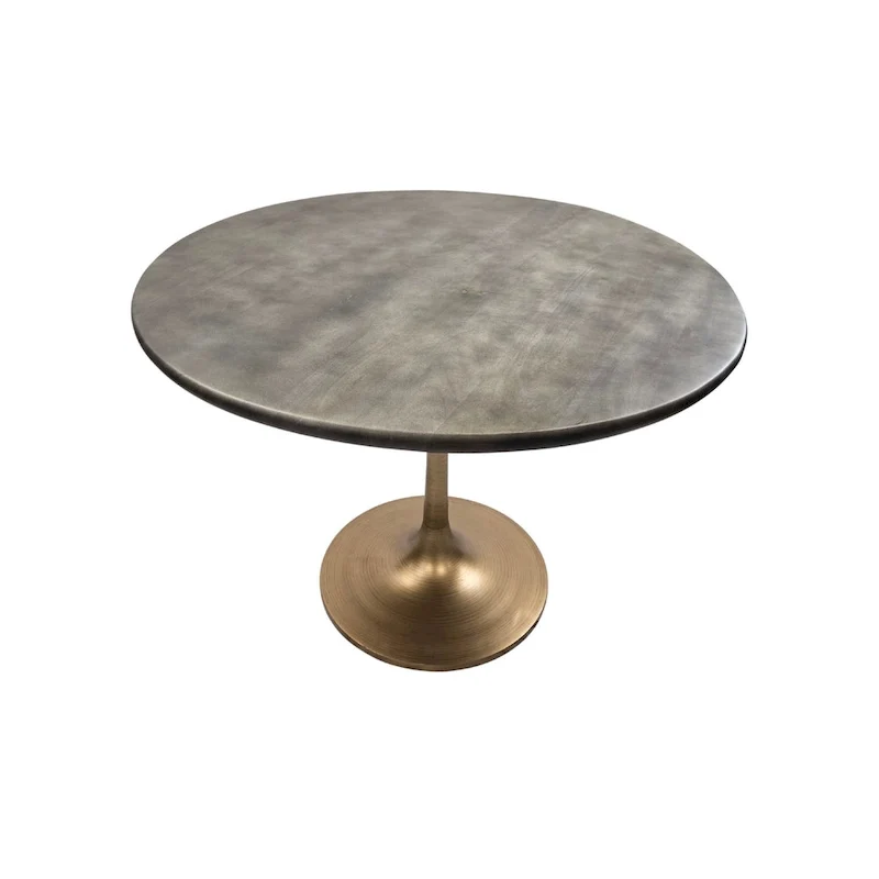 Carolina Living Alden Wood Top 40 Round Dining Table