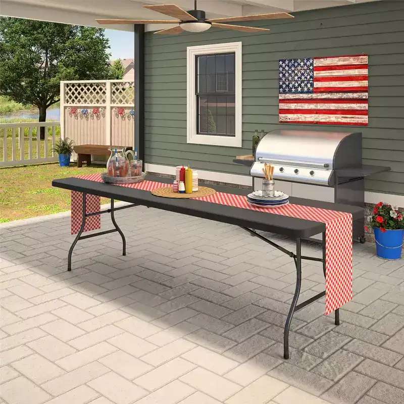 COSCO 8 ft. Fold-in-Half Banquet Table