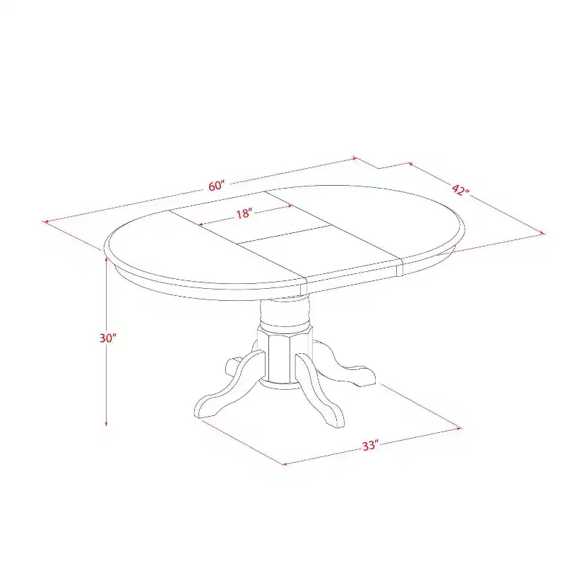 Linen White Oval Extension Dining Table Set, Upholstered Parson Chairs, Seats 6, 7-Piece
