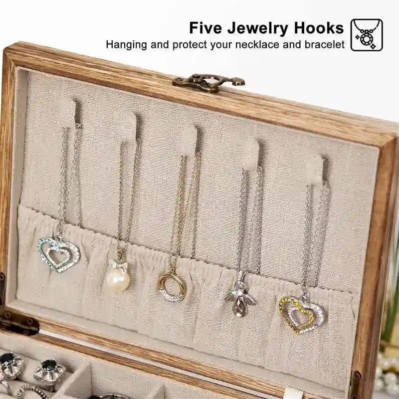 Jewelry Box for Women - 7D x 10W x 4.8H