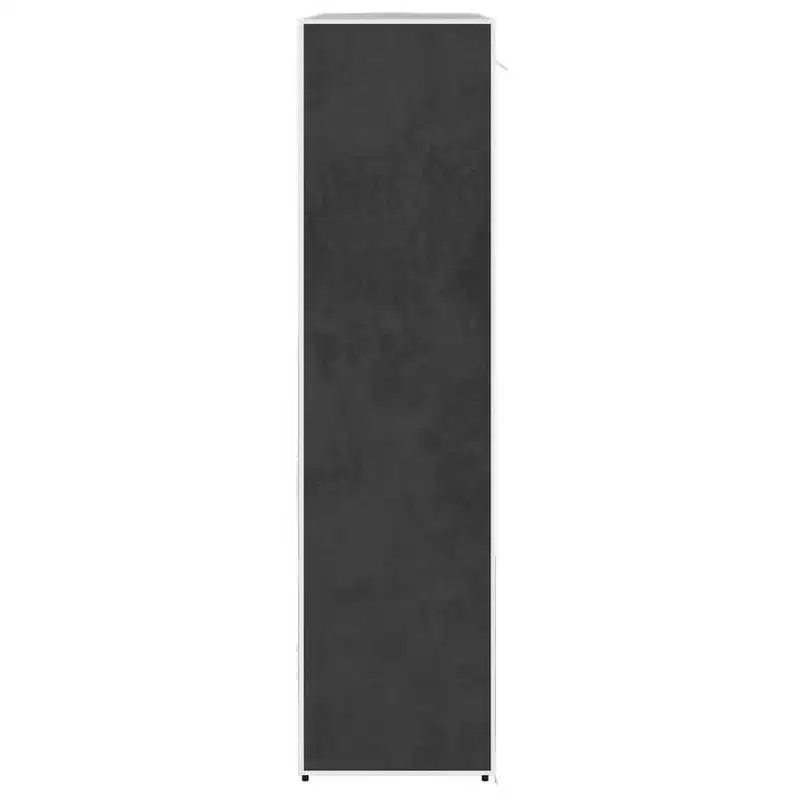 vidaXL Cabinet Black Non-woven Fabric, Iron Collapsible Fabric Wardrobe
