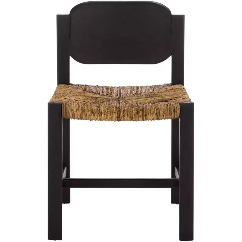 Aristedes Dining Chair - DCH1212 - Banana Natural/Black - Safavieh
