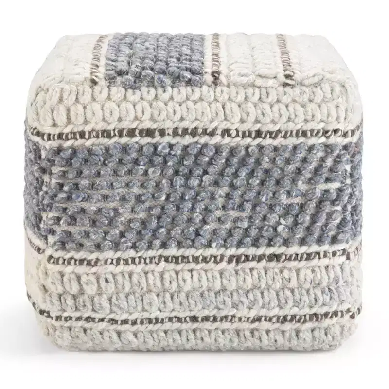 Heyfield Square Pouf - WyndenHall
