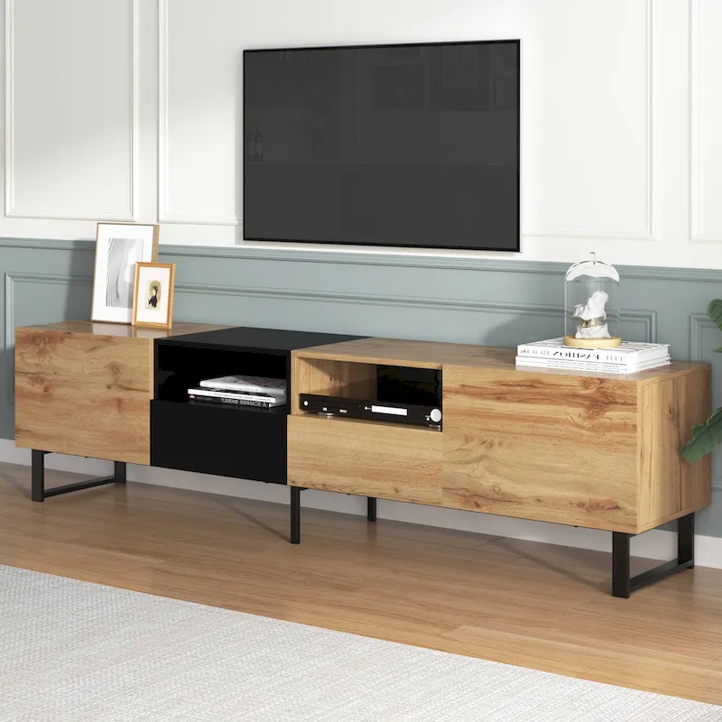 Omega Chrome Console Table with Shelf