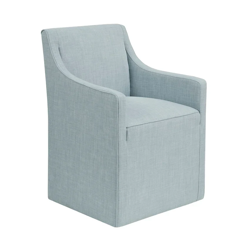 Madison Park Charlotte Dining Arm Chair with Casters
