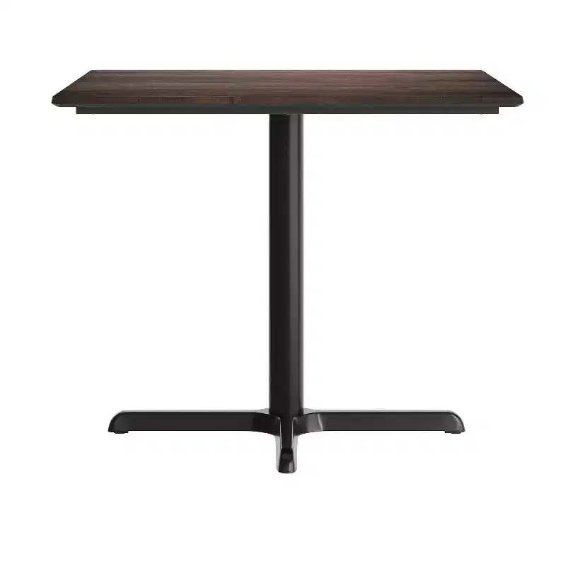 Flash Furniture Acadia Tabletop with TopGuard HPL Technology and Table Height X-Base