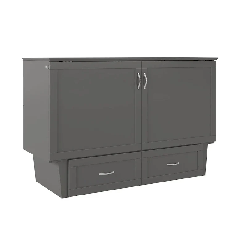 Chelsea Queen Murphy Bed Chest with Mattress