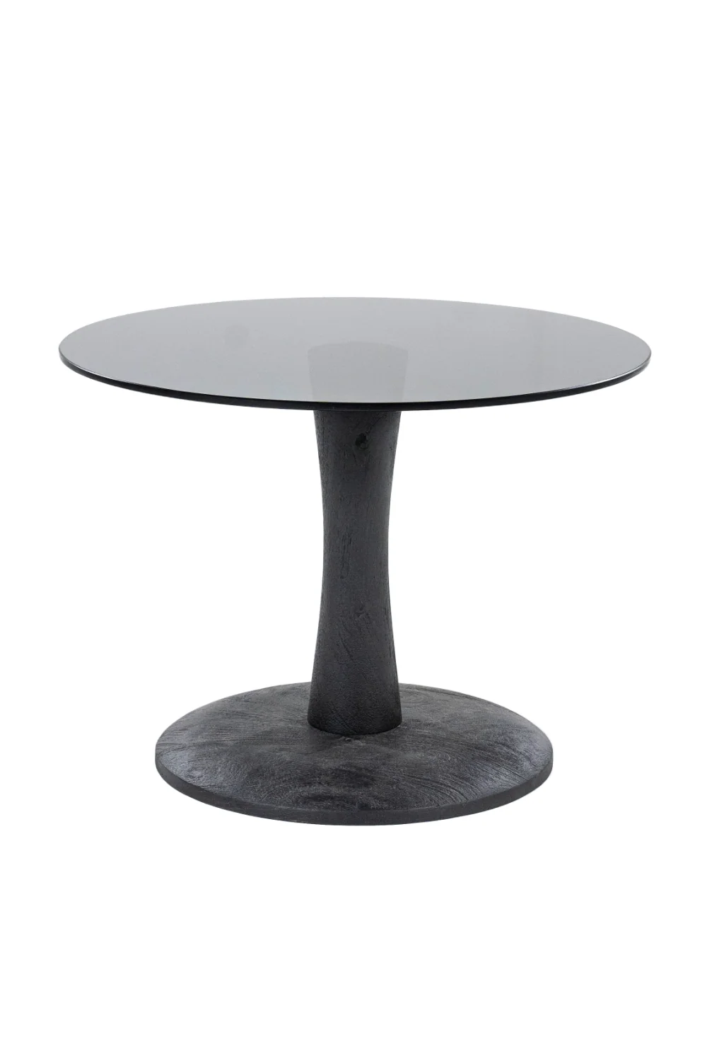 Round Glass Pedestal Coffee Table S