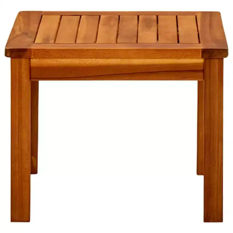 vidaXL Coffee Table Natural Wood Solid Acacia Wood - 17.7 x 17.7 x 14.2
