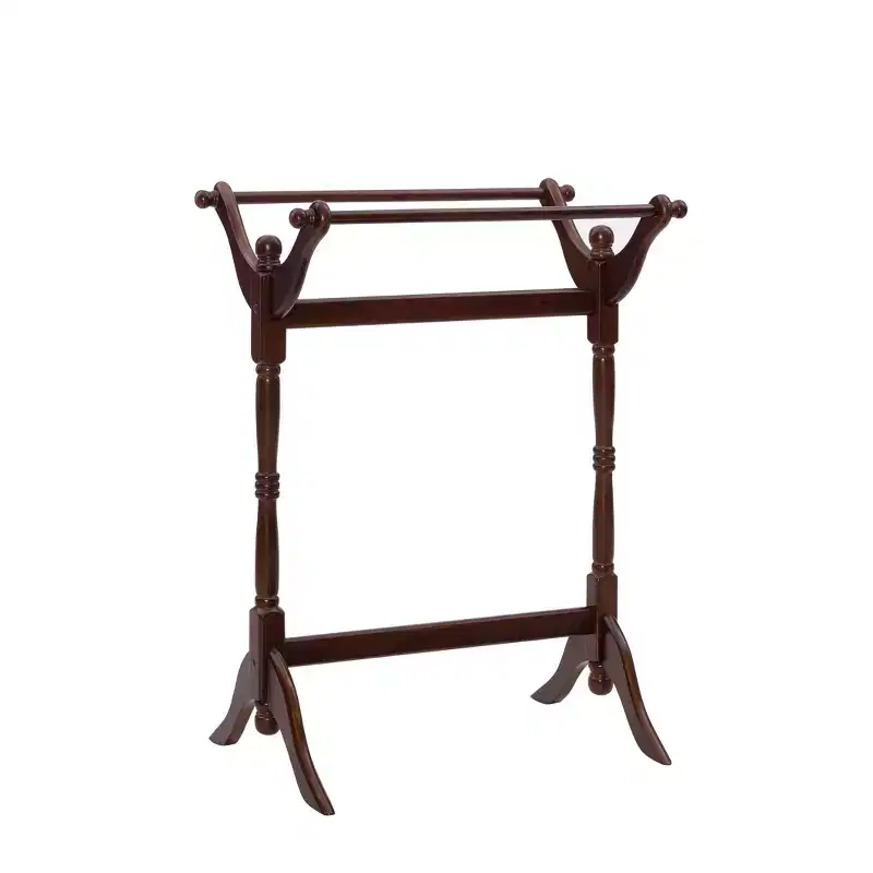 Traditional Solid Wood Blanket Rack