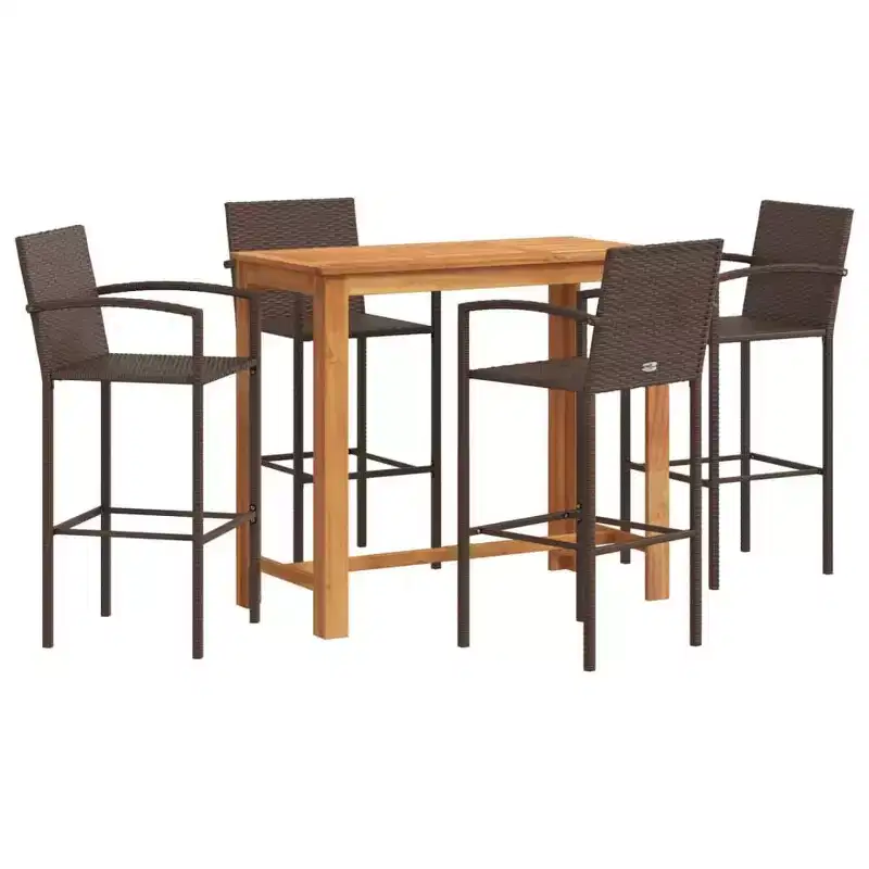 vidaXL Outdoor Bar Furniture Set
