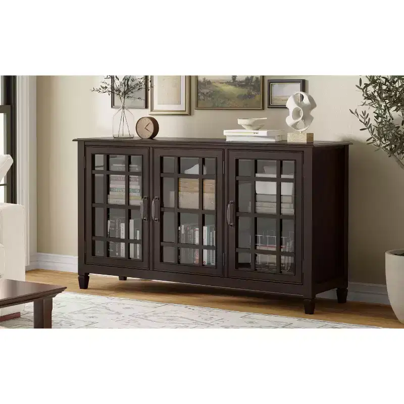 Hampshire 60 inch Wide Wide Storage Cabinet Buffet