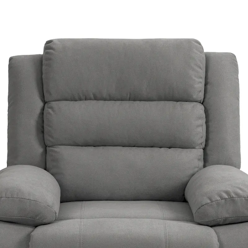 2Set Modern Lounger Adjustable Manual Recliner Chair