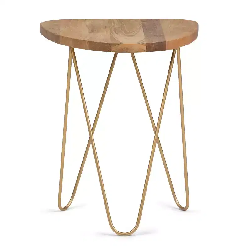 Tillman Metal and Wood Accent Table