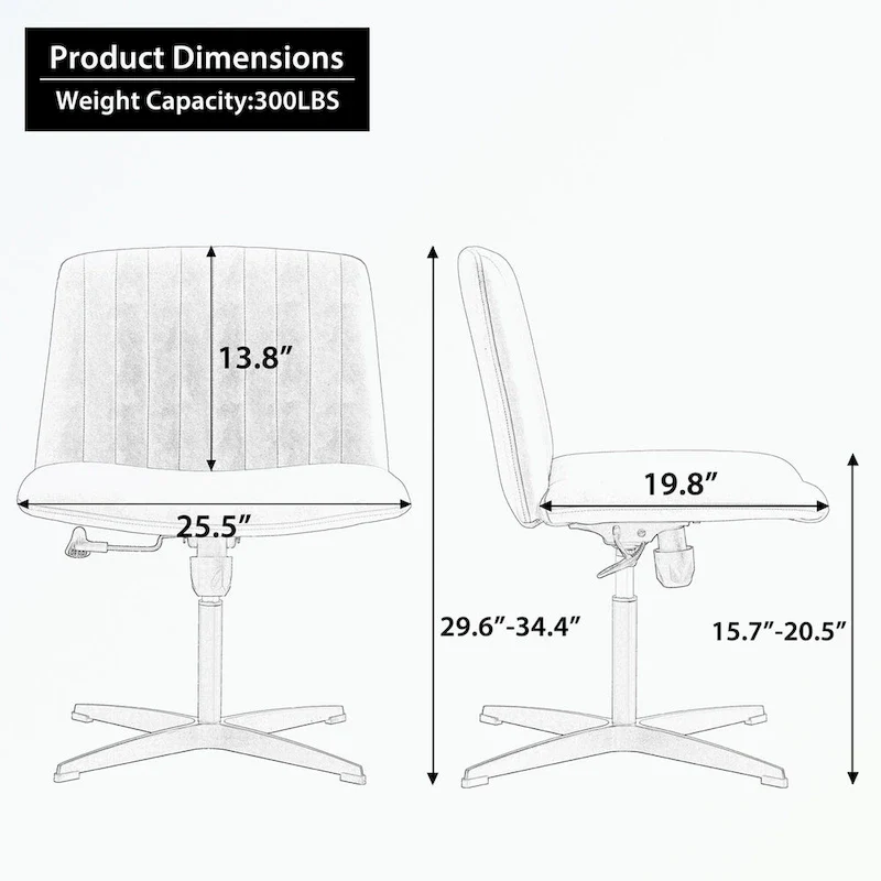 360 Swivel Office Chair with Adjustable Height