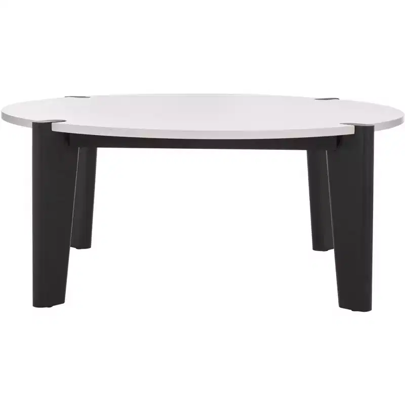 Garcia Marble Top Round Coffee Table - SFV2306 - Safavieh Couture