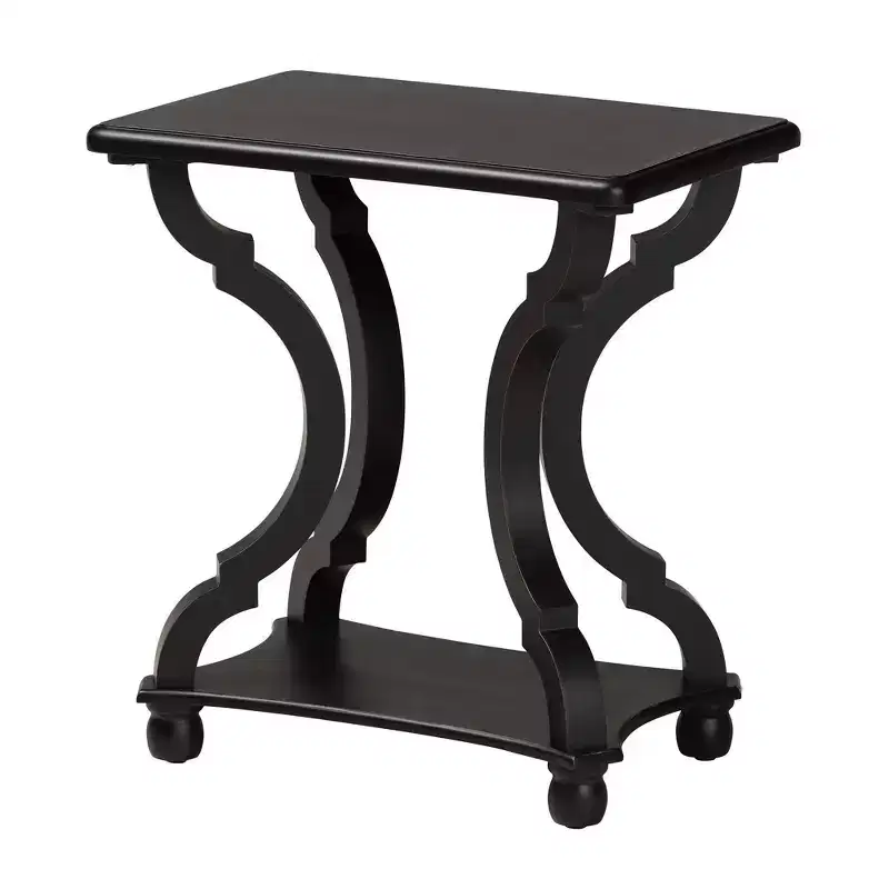 Cianna Wood End Table - Baxton Studio