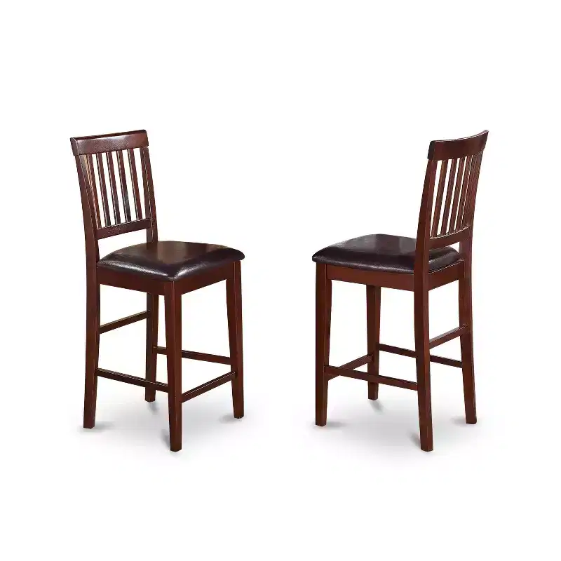 HomeStock Counter Height Dining Table Set Buttermilk Cherry