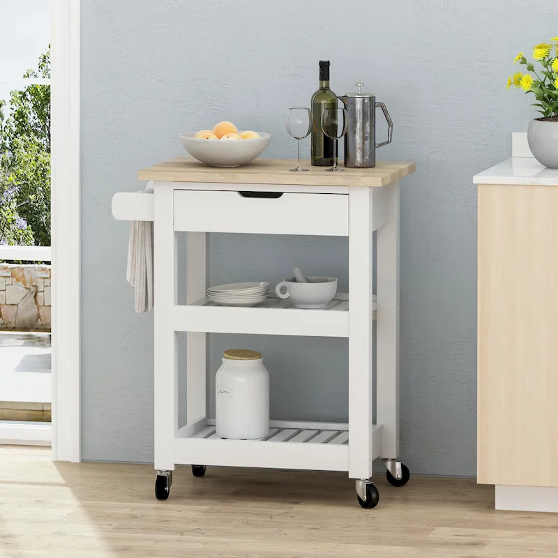 Dade Kitchen Cart with Wheels