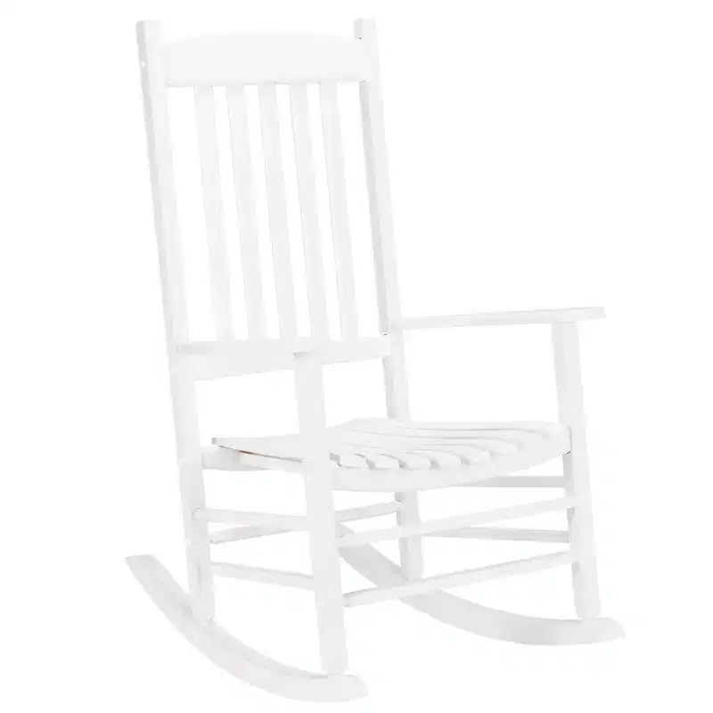 Karl Home | 24-Inch Solid Wood Patio Rocking Chair