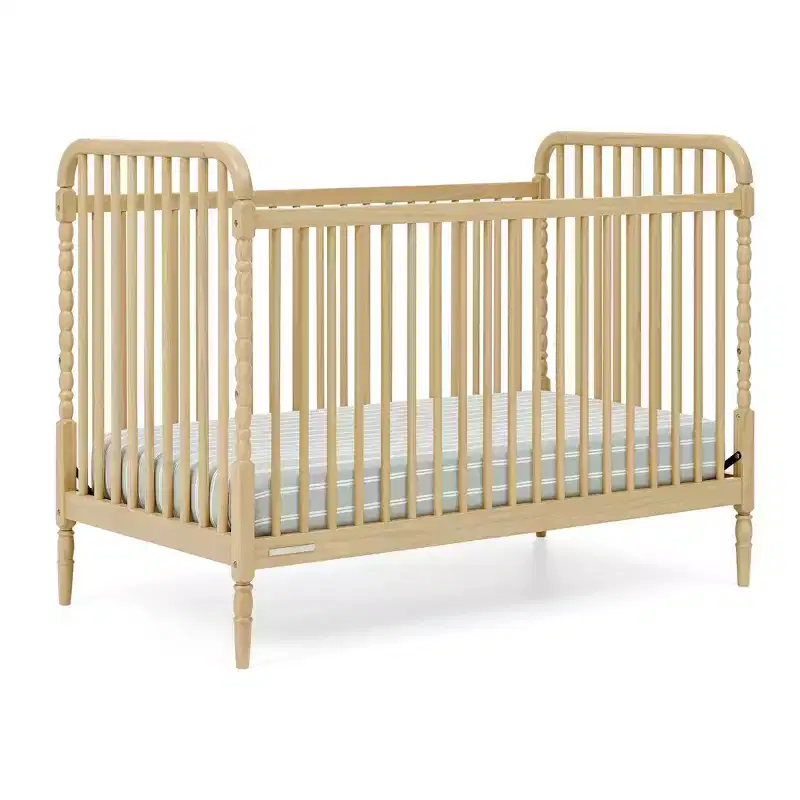 Wood 4-in-1 Convertible Baby Crib 55''W x 30.5''D x 41''H