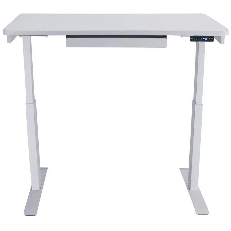 White / Graphite / Walnut / Black Electric Standing Desk, Single Person, 48