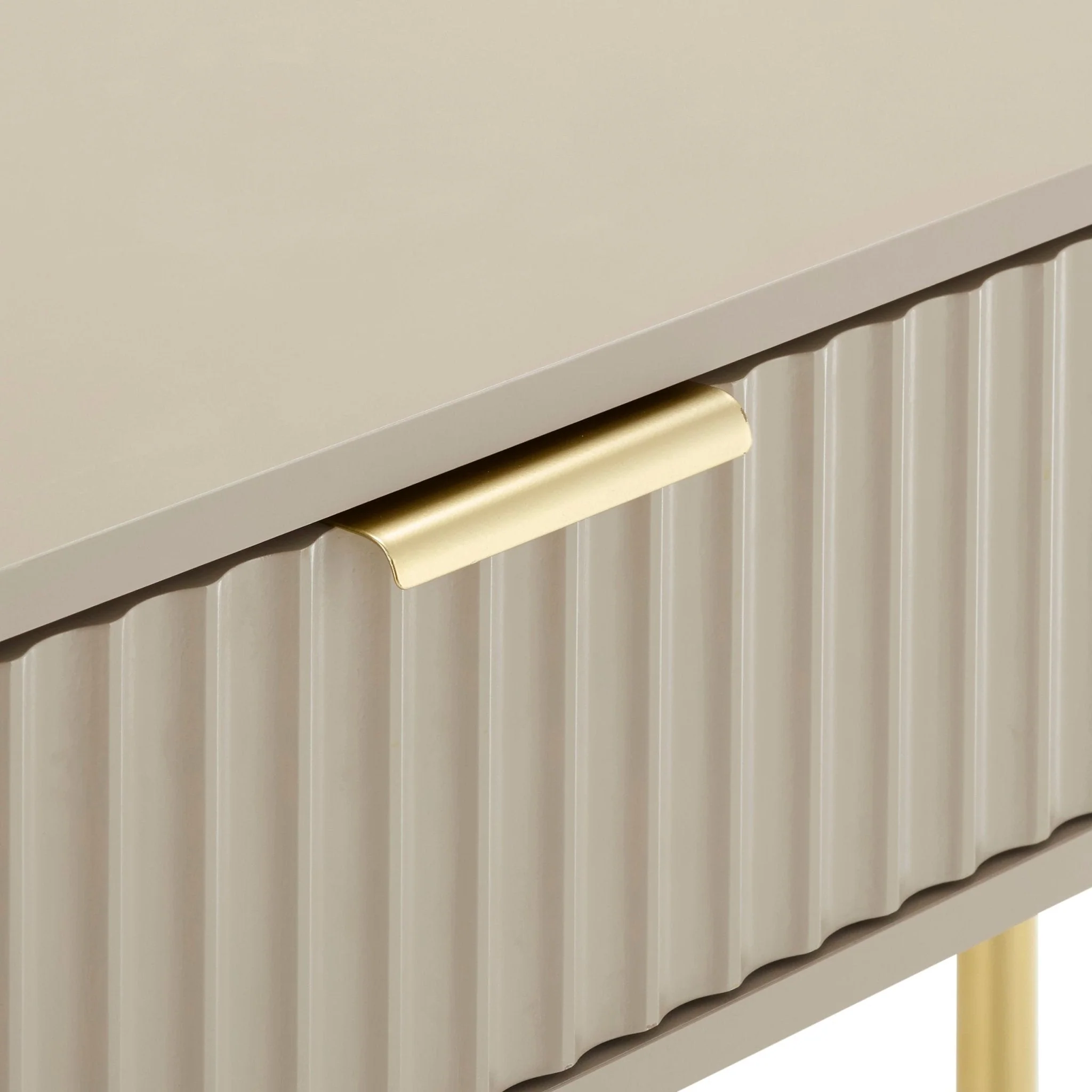 Dressing Table Console - Taupe