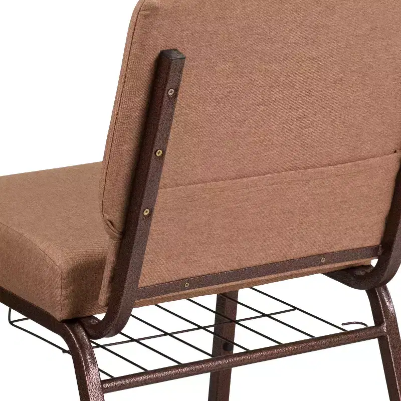 Flash Furniture HERCULES Series 21''W Church Chair with Book Rack